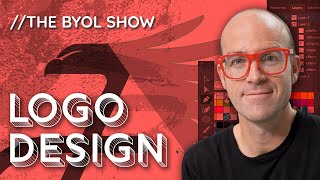 How to Design a Logo for Beginners  BYOL Show EP1 [upl. by Nosauq]