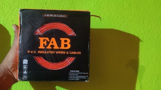 fab pvc insulated wires amp cables 15 90meter Flipkart copper [upl. by Yerhpmuh]