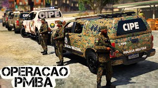 GTA V PMBA  OPERAÇÃO CIPE CAATINGA  CONFRONTO NA FAVELA  GTA 5 POLICIAL [upl. by Wager]