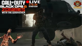 Call Of Duty Black Ops 6  Zombies 🔴LIVE With The Godfather  21124 callofduty blackops6 [upl. by Garling188]