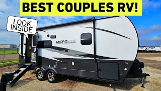 Wow I loved this RV Flagstaff MicroLite 22FBS travel trailer [upl. by Kroo570]