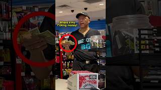 Cashier CHEATS Customer for his MONEY shorts gasstation [upl. by Nnylakcaj]