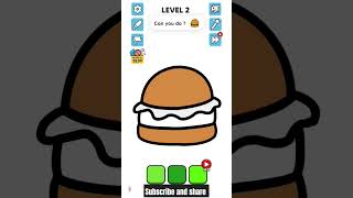 Burger colour fill shortsfeed shorts short feed satisfaction mobilegame [upl. by Laden]