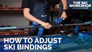 How To Adjust Downhill And Ski Touring Bindings  The Ski Workshop [upl. by Aivatra]