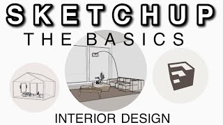 Beginner Sketchup Tutorial  Sketchup for Interior Design [upl. by Akayas]