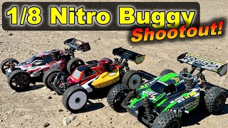 Best RC buggy nitro car  18 Nitro Buggy Shootout [upl. by Gibbeon]