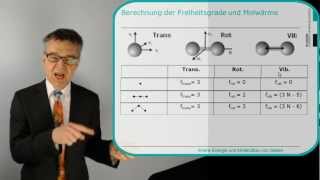 PC13 Gleichverteilungssatz amp Molwärme von Gasen  Wie viel Energie steckt in einem Gas [upl. by Aldredge16]