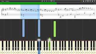 Roberto Cacciapaglia  Atlantico  Piano tutorial and cover Sheets  MIDI [upl. by Haimehen]