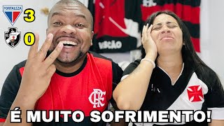 Fortaleza x Vasco react Gigante da Colina sofre outra goleada no Brasileirão [upl. by Daloris]