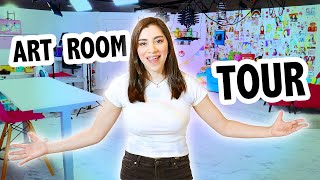 Art Room Tour 2022 Part 1 [upl. by Tristas]