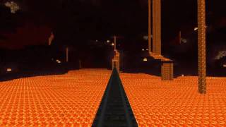 NetherHell Highway  9703 rails   Minecraft [upl. by Ahseit32]