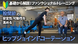 【基礎から解説】ファンクショナルトレーニング「ヒップジョイントローテーション」体軸を安定させた状態で股関節の可動性を向上する！ [upl. by Acisey405]