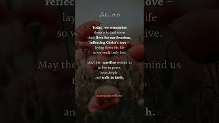 Remembering Sacrifice 🕊️ 🙏 🌺 shortsviral remember veterans god jesuslovesyou remembranceday [upl. by Geller]