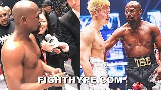 MAYWEATHER SECONDS AFTER DEMOLISHING NASUKAWA COLLECTS quotEASYquot 9 MILLION TO KICK OFF 2019 [upl. by Kinney528]