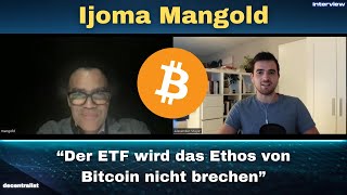 Ijoma Mangold im Interview quotBitcoin wirkt in einem gesunden Sinne sinnstiftendquot [upl. by Ayalahs276]