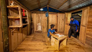 Orphan Boy Making Wooden Desks and Chairs for Studying as Commune Officials Visit After the Storm [upl. by Herta572]