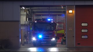 Norfolk Fire amp Rescue Service Earlham RP23reg Scania Turnout March 2024 [upl. by Naahs]