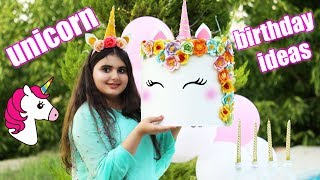 Cutest Decor  DIY Unicorns Birthday Party Decoration Ideas [upl. by Murtagh]