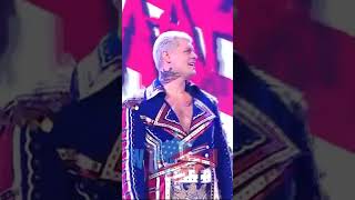 CODY THEME WITH THE CROWD  😮‍💨 wwe wrestling aew wrestlemania themesong france crowd [upl. by Alissa797]