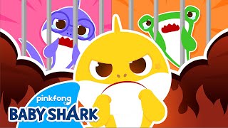 ✨NEW Baby Sharks Friends Are Trapped  Baby Shark Story Episodes  Baby Shark Official [upl. by Oconnor]