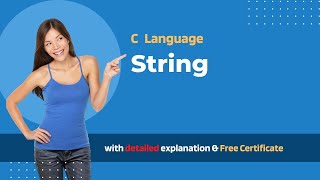 String in C Programming  string program in c  string c language tutorial [upl. by Felice660]