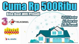 Cuma Rp 500Ribu Bisa Buat WiFi Di Rumah  Review Router 4G LTE CPE 903 Semua Operator Indonesia [upl. by Anisor]