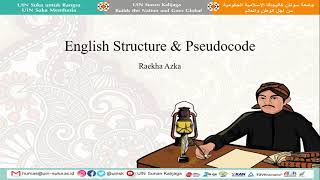 English Stucture dan Pseudocode  Algoritma [upl. by Naasar718]