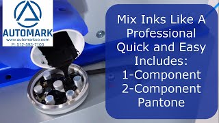 Mixing Pad Printing Ink Tutorial [upl. by Savil241]