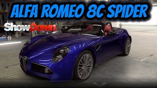 CSR2  Alfa Romeo 8C Spider  Showdown Tune  Manual Launch 1029x sec [upl. by Lansing]