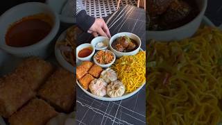 Food platter shortvideo shorts streetfood food vegplatter momos Testwithme07 [upl. by Anaitsirc]