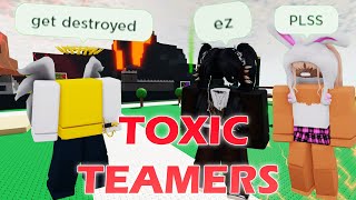 Toxic teamers in Mortem Metallum get destroyed  Roblox [upl. by Nolla709]