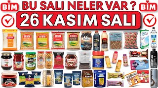 BİMDE BU SALI  BİM 26 KASIM 2024 KATALOĞU  BAKLİYAT KAHVALTILIK MAKARNAKONSERVE ATIŞTIRMALIK [upl. by Eiggep]