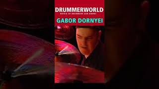 Gabor Dornyei the cool SHORT Drum Solo gabordornyei drummerworld [upl. by Blackington]