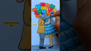 valentines couple Love  shorts valentineday shortvideo art tranding viralvideo [upl. by Farrington]