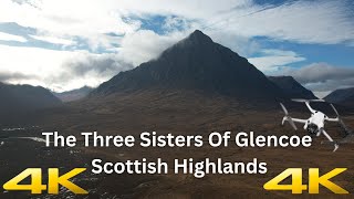 The A82 Scenic Road Scotland Glencoe Three Sisters Ballachulish DJI Mini 4 ProAir2s 4k scotland [upl. by Anivlac140]