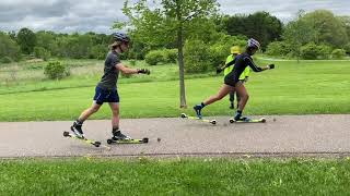 Roller Ski Drills [upl. by Gnahc]