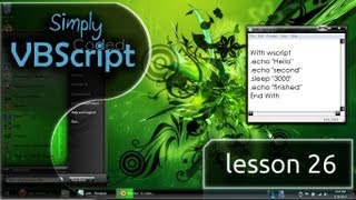 VBScript Basics Part 26  With Command [upl. by Weatherby979]