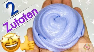 Slime aus 2 Zutaten selber machen  ohne KontaktlinsenlösungSuper Einfach [upl. by Amaty]