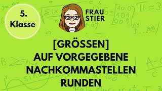 Längenangaben auf vorgegebene Nachkommastellen runden [upl. by Nyer]