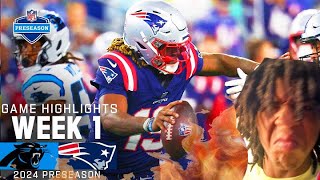 The PATRIOTS are BACK  Patriots Vs Panthers Highlights  REACTION [upl. by Regazzi]