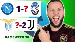 Serie A Gameweek 30 Predictions amp Betting Tips  Napoli vs Atalanta [upl. by Refinej]