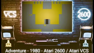 Adventure  1980  Atari 2600  Atari VCS [upl. by Eenalem]