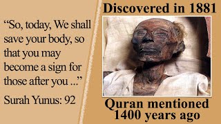 Pharaoh’s Ramesses II Mummy Seasalt traces prove the miracle of the Holy Quran [upl. by Solis786]