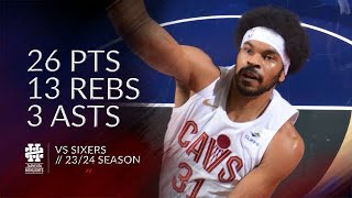 Jarrett Allen 26 pts 13 rebs 3 asts vs Sixers 2324 season [upl. by Mauve]