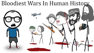 Historys Darkest and Bloodiest Wars in 14 minutes [upl. by Aitnic]