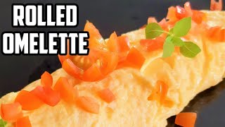 Classic French Omelette  Making and Plating  How to Cook [upl. by Nyvar]