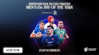 International Rugby Players Mens 15s Try of the Year Nominees [upl. by Juliane284]