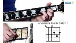 Lesson 12 How to Arpeggiate Guitar Chords Pattern 1 [upl. by Noret398]