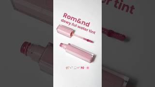 Review và test màu son Romand dewyful water tint 13 custard mave romand romandwatertint makeup [upl. by Ahsiemaj]