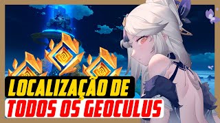 GUIA ATUALIZADO LOCALIZAÇÃO DE TODOS OS GEOCULUS  GENSHIN IMPACT [upl. by Meill]